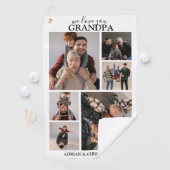 パーソナライズされたモダン頭 |写真6 ゴルフタオル (インサイチュ)