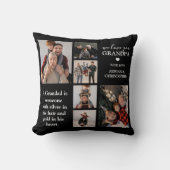 パーソナライズされたモダン頭 | 6フォト装飾用クッション クッション (正面)