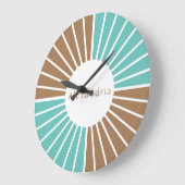 パーソナライズされたモダン ラージ壁時計 (傾斜)