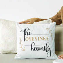 パーソナライズされたモダン&洗練された姓 |