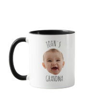 パーソナライズされたモダンGranda Mugカスタム、ベビー顔