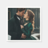 パーソナライズされたモダンPhoto Standardカクテル紙 スタンダードカクテルナプキン (正面)