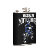 パーソナライズされたモトクロス ダートバイク ライダー レース フラスク (右)