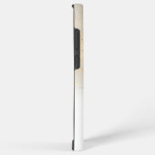 パーソナライズされたモノグラムの金ゴールド大理石グリッター SAMSUNG GALAXYケース (右側面)