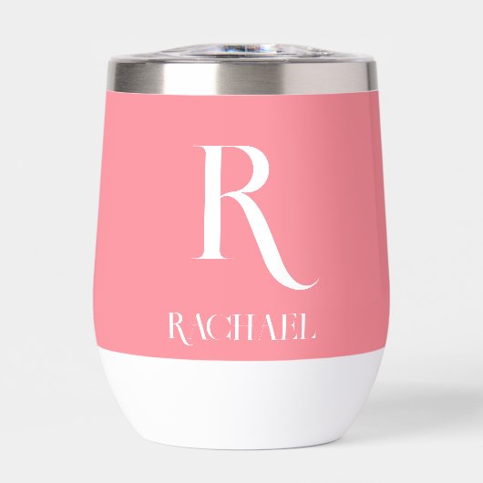 パーソナライズされたモノグラムモダンピスタイリッシュンク (正面)