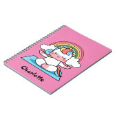 パーソナライズされたユニコーンメディテーション ノートブック (左側)