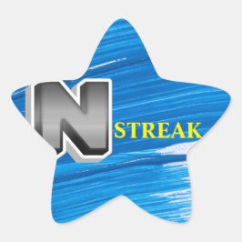 パーソナライズされたユニークとカスタムデザイン 星シール