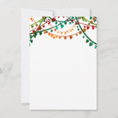 パーソナライズされたユニークカラフルパーティー 招待状 (裏面)