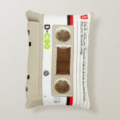 パーソナライズされたユニークレトロ アクセントクッション (裏面(縦))