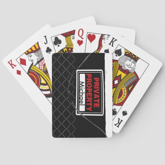 パーソナライズされたユニーク素晴らしカッコいいおもしろい贈与 トランプ (裏面)