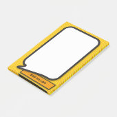 パーソナライズされたユーモアあふれるコミックブックのスピーチバブル ポストイット (アングル)