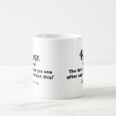 パーソナライズされたユーモアのあるナース定義コーヒーマグ コーヒーマグカップ (中央)