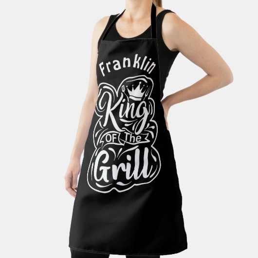 パーソナライズされたユーモアのある父の日BBQシェフ エプロン (インサイチュ)