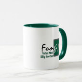 パーソナライズされたユーモアのある真菌パン マグカップ (正面右)