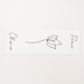 パーソナライズされたヨガマット、ピースヨガマット ヨガマット (正面(横))