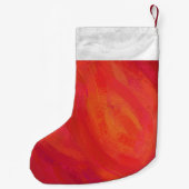 パーソナライズされたラクダの手の影 スモールクリスマスストッキング (裏面)