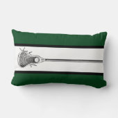 パーソナライズされたラクロスギフト腰枕 ランバークッション (裏面)