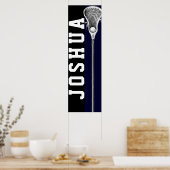 パーソナライズされたラクロスポスター ポスター (キッチン)