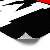 パーソナライズされたラクロスポスター ポスター (角)