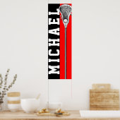 パーソナライズされたラクロスポスター ポスター (キッチン)