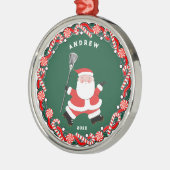 パーソナライズされたラクロス収集可能なセラミックまたは メタルオーナメント (左)