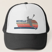 パーソナライズされたラクロス名 キャップ (正面)