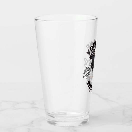 パーソナライズされたラクロス選手のスポーツチーム攻撃  タンブラーグラス (右)