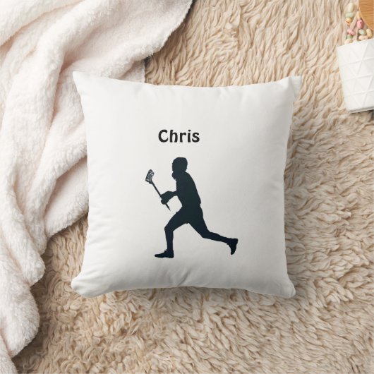 パーソナライズされたラクロス クッション (ブランケット)