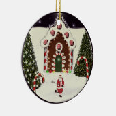 パーソナライズされたラクロス セラミックオーナメント (右)