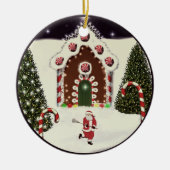 パーソナライズされたラクロス セラミックオーナメント (正面)