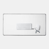パーソナライズされたラクロス デスクマット (キーボード&マウス)