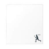 パーソナライズされたラクロス ノートパッド (正面)