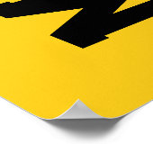 パーソナライズされたラクロス ポスター (角)