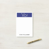 パーソナライズされたラクロス ポストイット (デスク上)