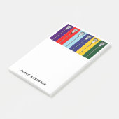 パーソナライズされたラクロス ポストイット (アングル)