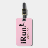 パーソナライズされたラゲッのまわりにユーモアのあるグの実行 ラゲッジタグ (正面縦)