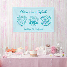 パーソナライズされたラストスプラッシュ ブライズメイドパーティーのバナー