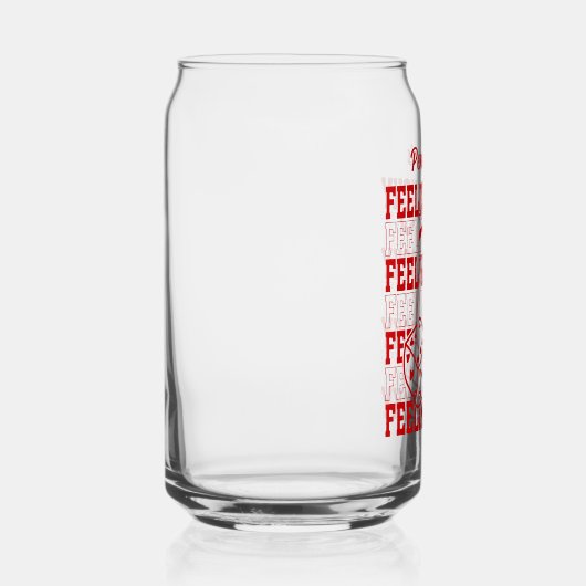 パーソナライズされたラッキーな独身最後の夜のお守り ガラス缶 (右)