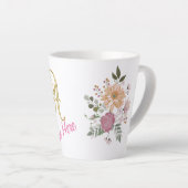 パーソナライズされたラテ カフェラテマグ (右アングル)