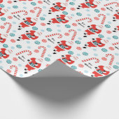 パーソナライズされたランニングのホリデーギフトラッピング紙 ラッピングペーパー (角)