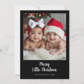 パーソナライズされたリッメリートルクリスマスファミリーカード シーズンカード (正面)