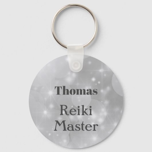 パーソナライズされたレイキマスターのデザイン キーホルダー (正面)