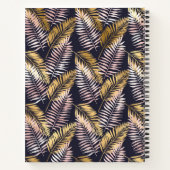 パーソナライズされたレシピで娘を連れ葉て ノートブック (裏面)