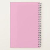 パーソナライズされたレシピオーガナイザノートブック：フローラMom ノートブック (裏面)