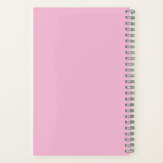 パーソナライズされたレシピオーガナイザノートブック:フローラMom ノートブック (裏面)