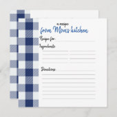 パーソナライズされたレシピカード (正面/裏面)