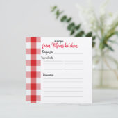 パーソナライズされたレシピカード (スタンド正面)