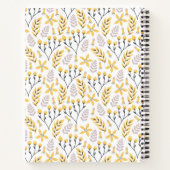 パーソナライズされたレシピスパイラルノート ノートブック (裏面)