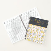 パーソナライズされたレシピスパイラルノート ノートブック (内部)