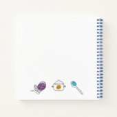 パーソナライズされたレシピノートブック(写真の追加) ノートブック (裏面)